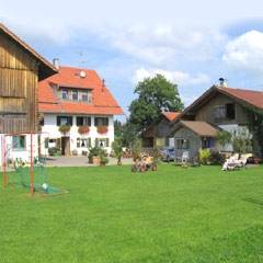Bergblick - Bauernhof-Urlaub in Lengenwang - im schönen Allgäu