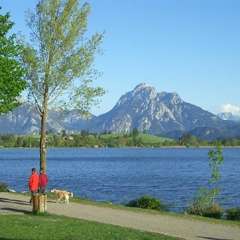 Einladende, gerumige Ferienwohnung in Hopferau - im schnen Allgu