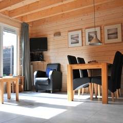 Luxurises 5-Sterne Ferienhaus in finnischer Art - am Meer - in Domburg