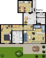 Apartment Seeblick - Ferienwohnung-Monteurwohnung - in Wetter