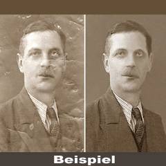 Professionelle Bild-Retusche - alte Fotos - Digitalisierung und Restaurierung